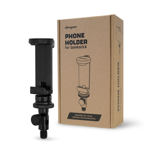 Deeper Bank Stick Phone Holder